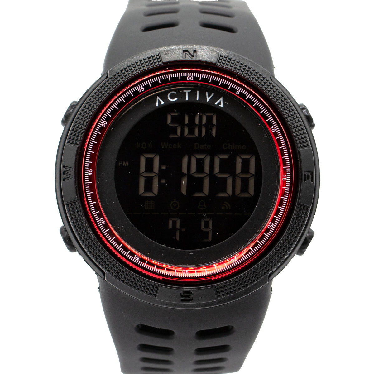 Activa X Invicta Digital Mens Watch 50mm Black