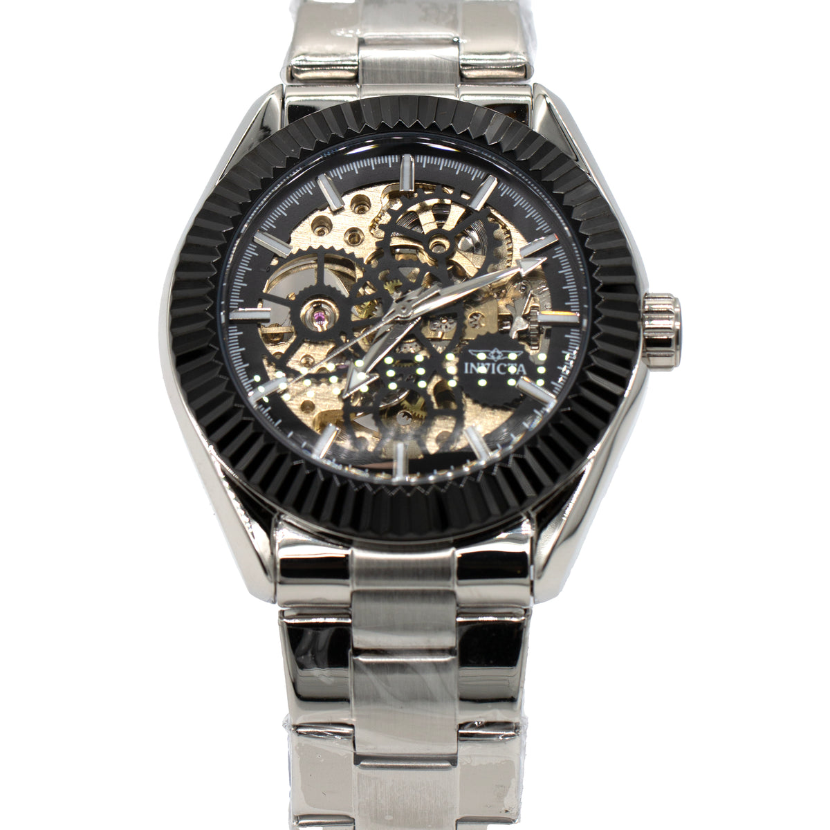 Invicta Art Automatic Mens Watch with Skeleton Dial