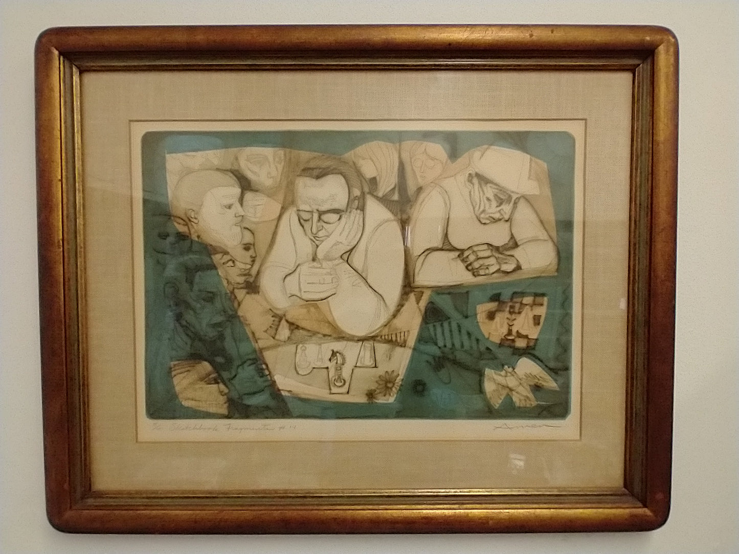 Sketchbook Fragments Drawing by Irving Amen