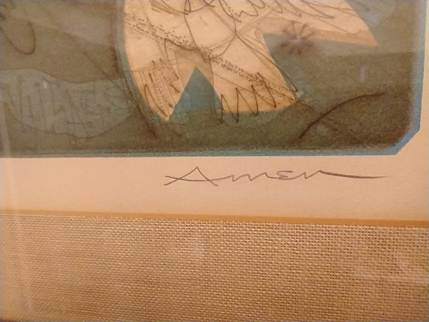 Sketchbook Fragments Drawing by Irving Amen