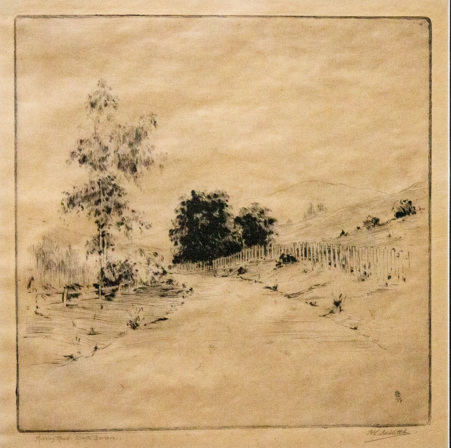 Mission Road-Santa Barbara by H.L. Doolittle