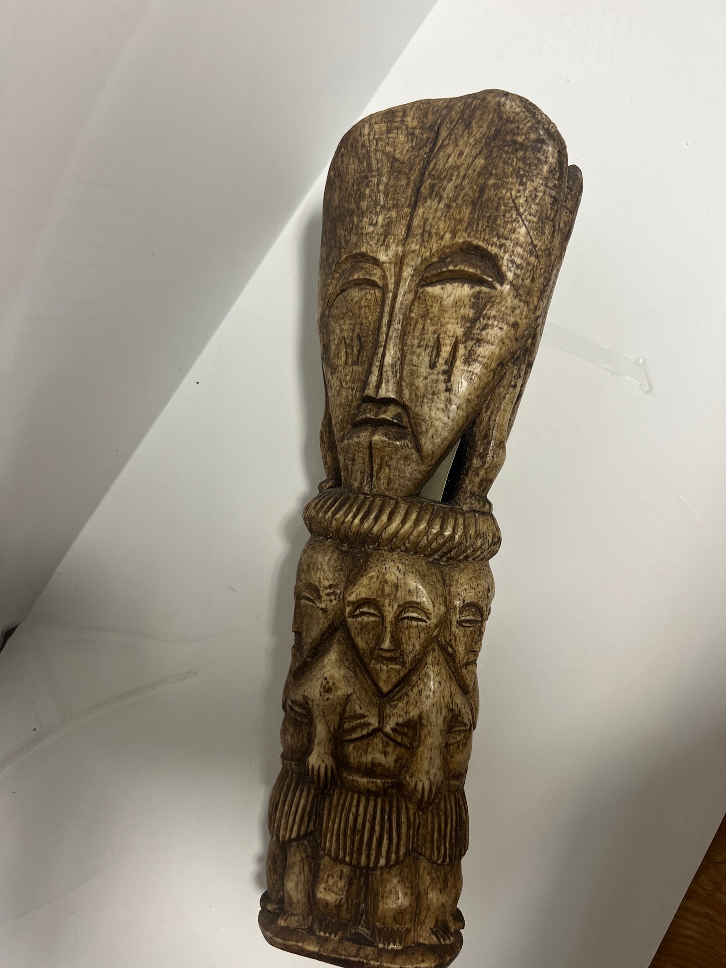 19th-20th Century Southsea Bali Carved Bone Sculpture