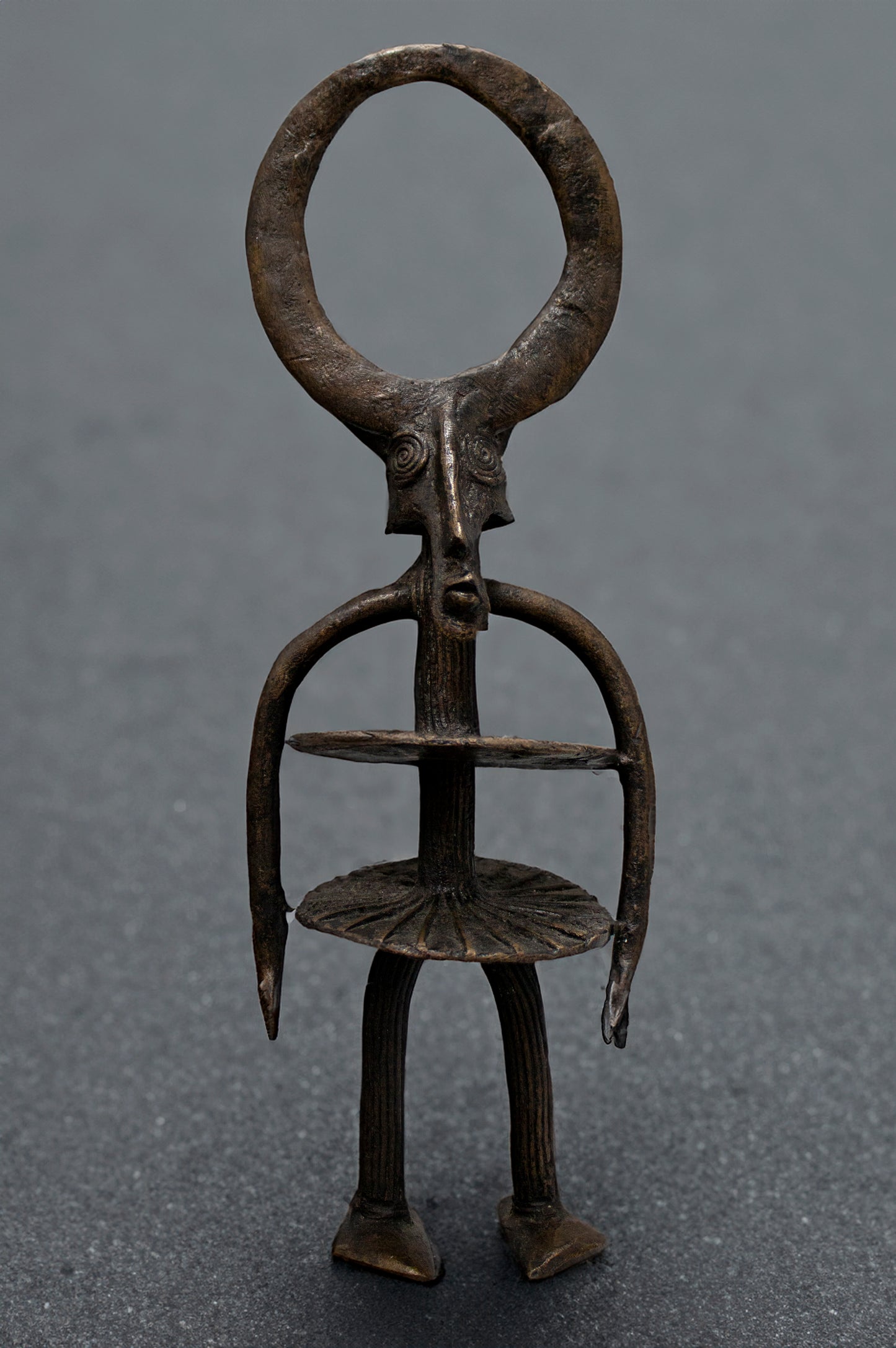 Vintage 19/20th Century Bronze Statue African Ref Jac