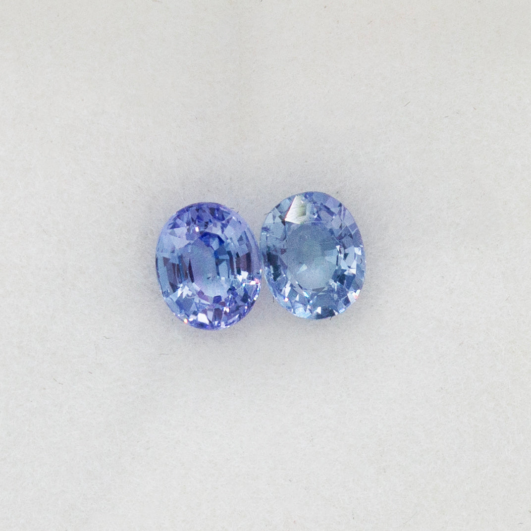 Pair .75ctw Tanzanite Oval Loose