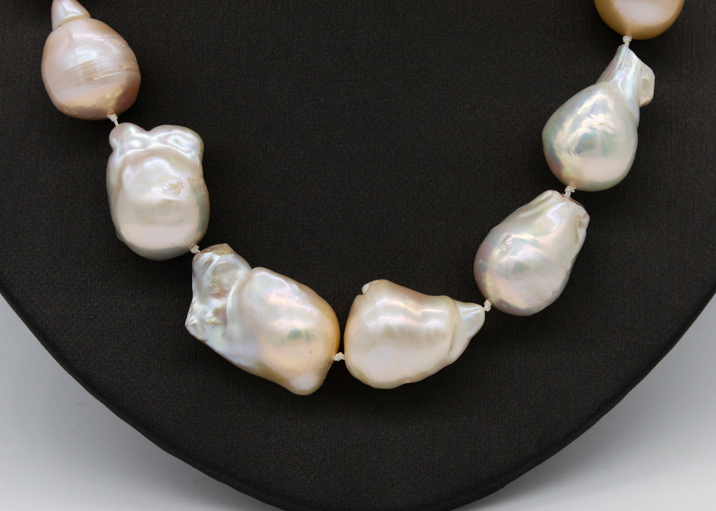 14K Yellow Gold 20inch Baroque Pearl Necklace