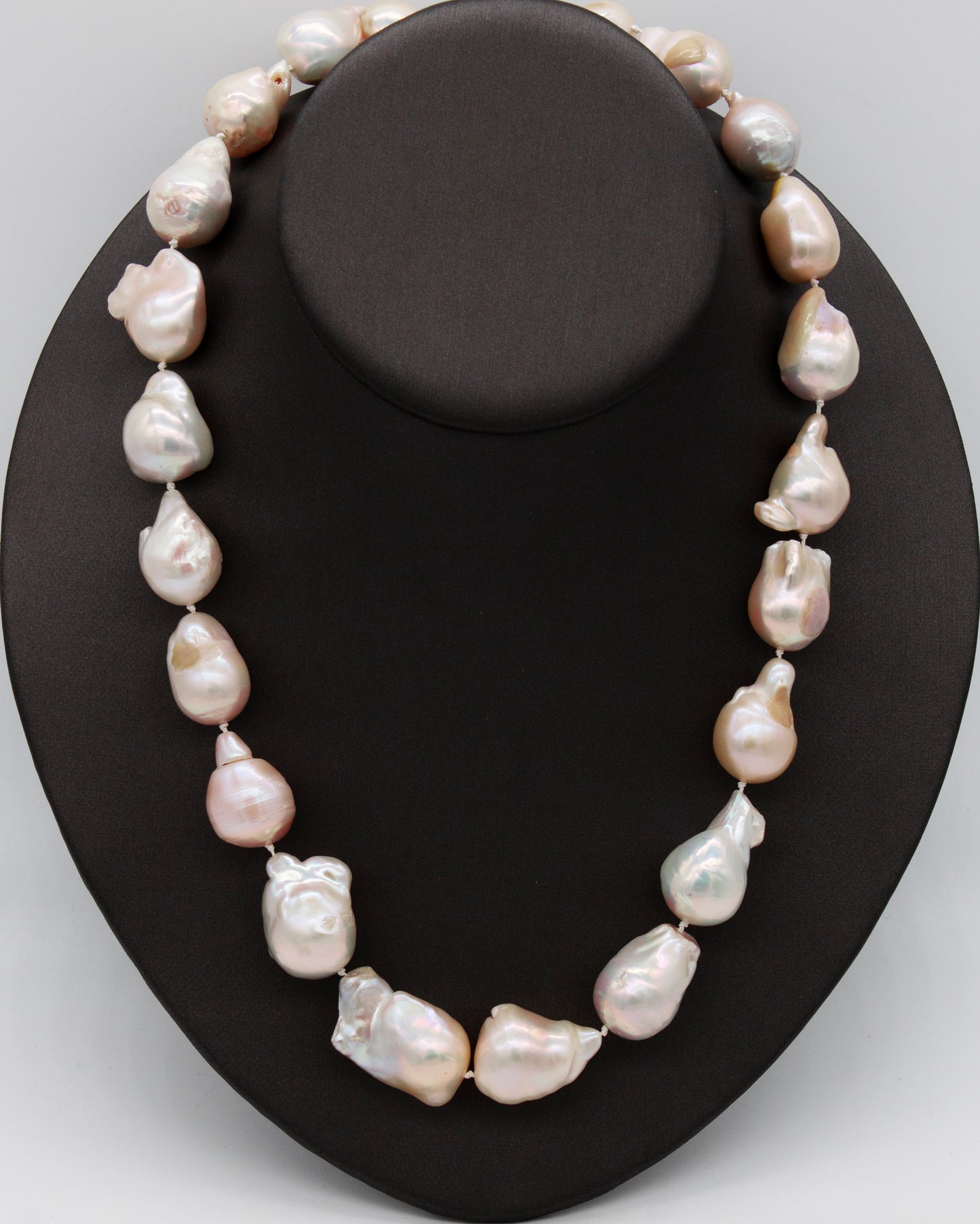 14K Yellow Gold 20inch Baroque Pearl Necklace