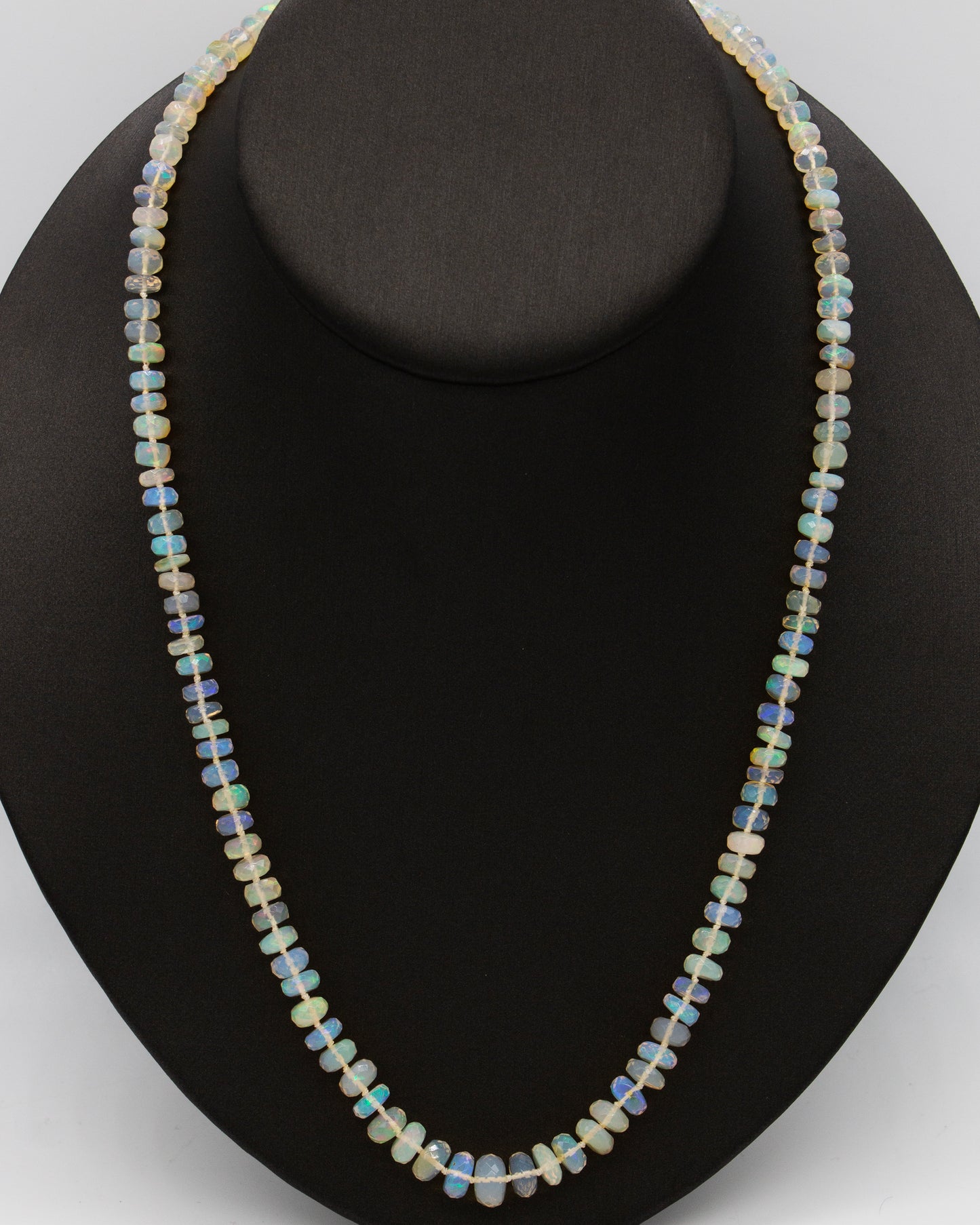 14KY 20inch Opal Strand Necklace