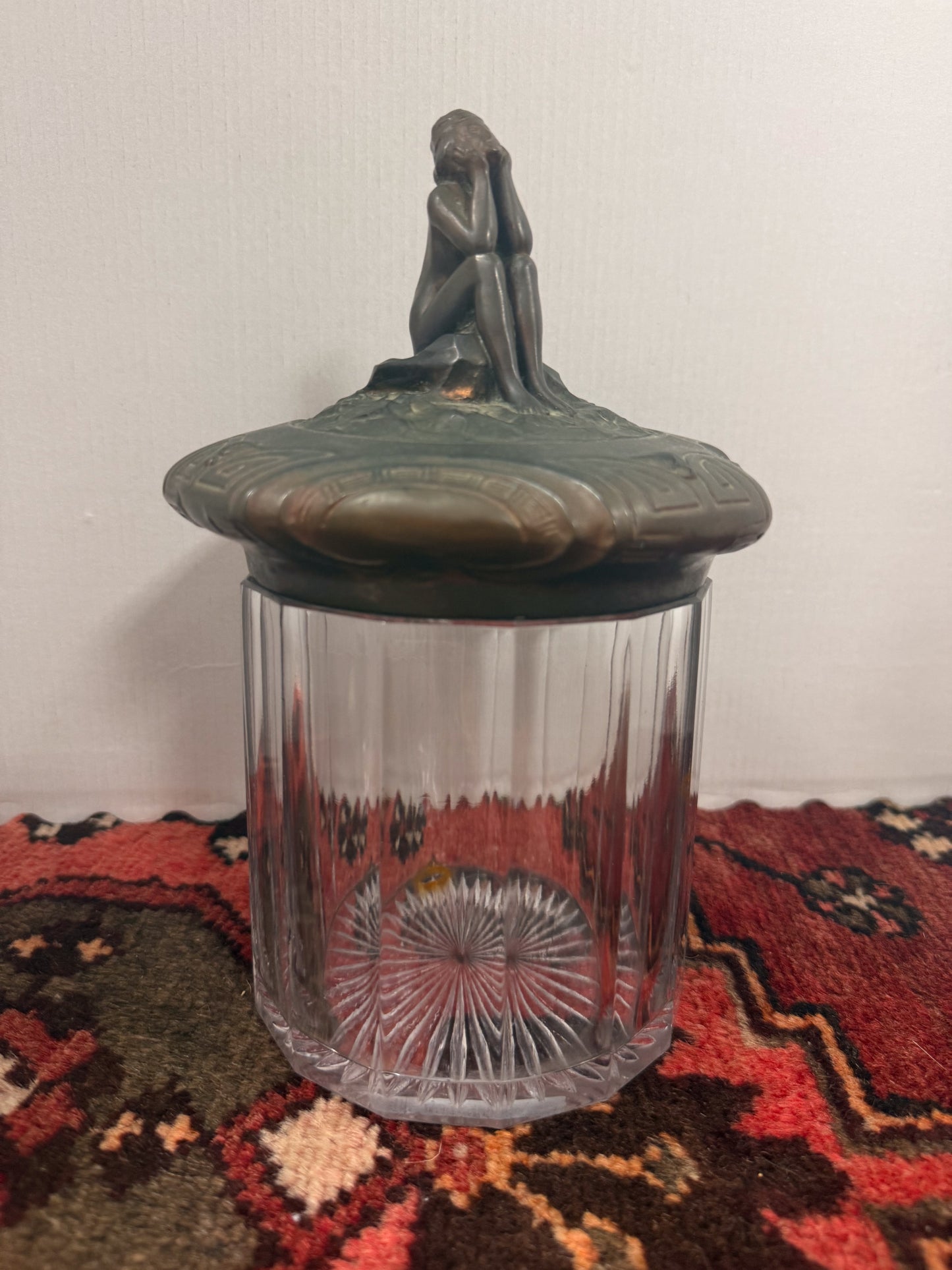 Antique Biscuit Jar – Art Deco/Art Nouveau Era Design