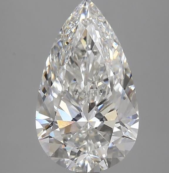 2.53ct Pear D VS1 11.54 x 7.65 x 4.78 LG Loose Diamond w/IGI