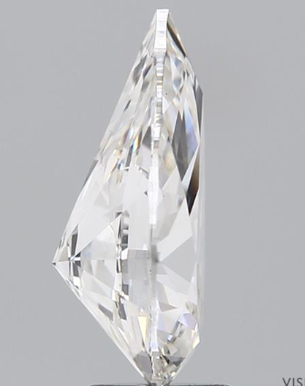 2.05ct Pear D VS1 10.95 x 6.97 x 4.51 LG Loose Diamond w/IGI