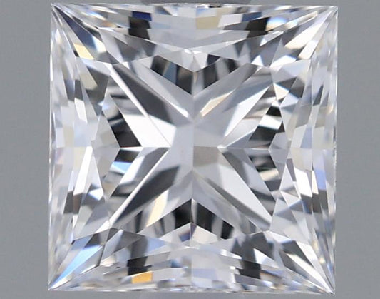 1.07ct Princess VVS2 D 5.52 x 5.51 x 4.11mm LG Diamond w/ IGI
