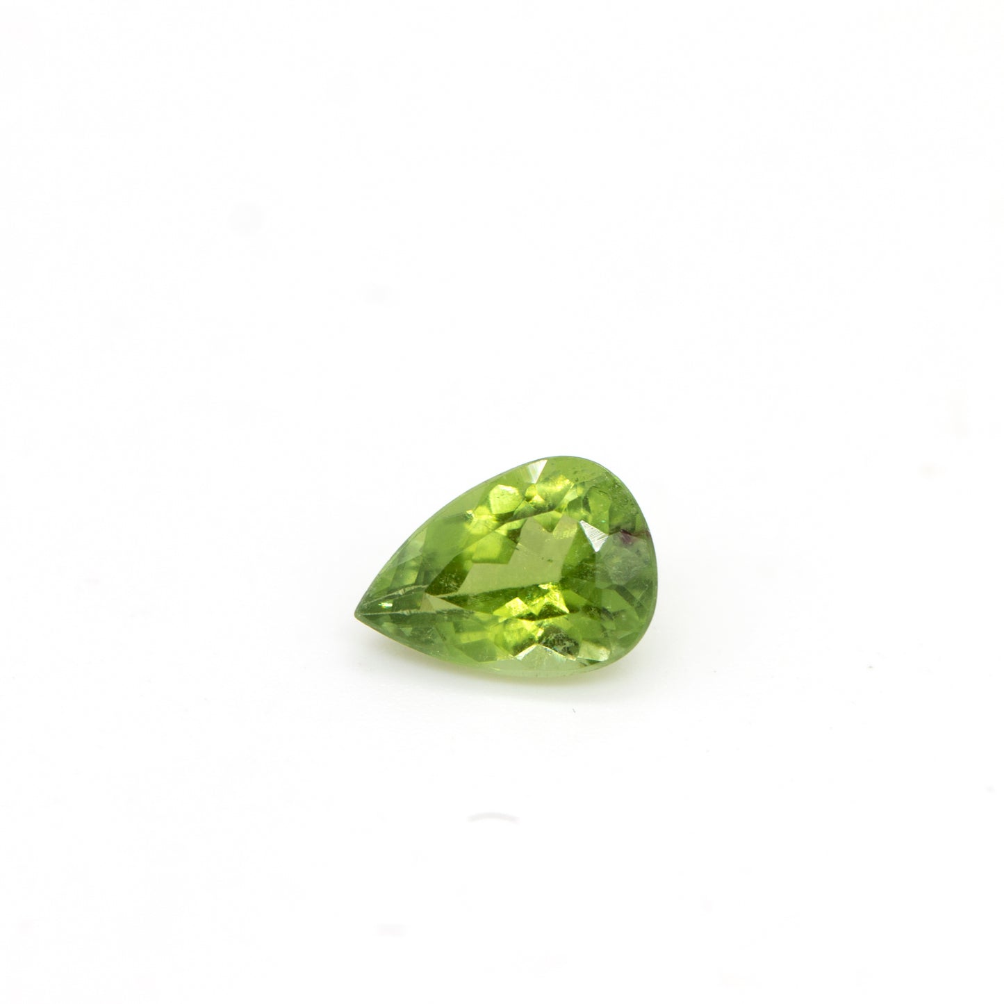 0.77ct Mozambique Paraiba Green Tourmaline Pear 7mm x 5mm Loose