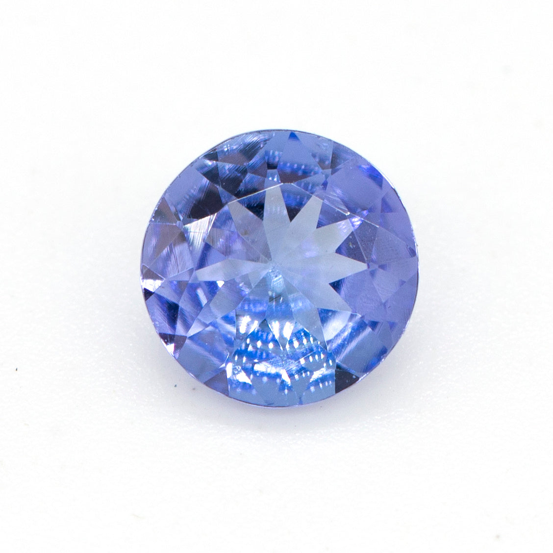 AVG .85ct Tanzanite Round 6mm Loose Stone