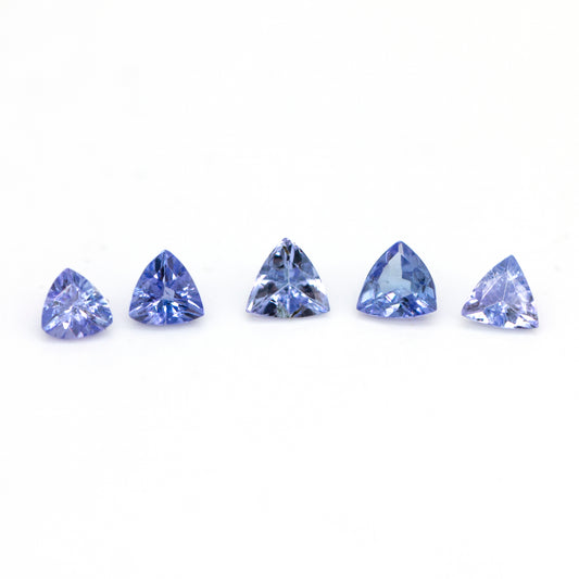 1.10ctw Tanzanite Trillion Loose Stone Parcel