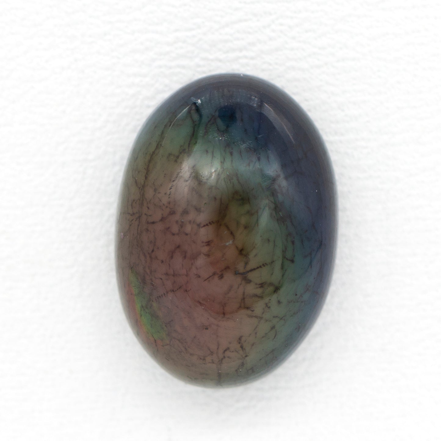 Fiery 8.42ct Black Opal Oval Loose