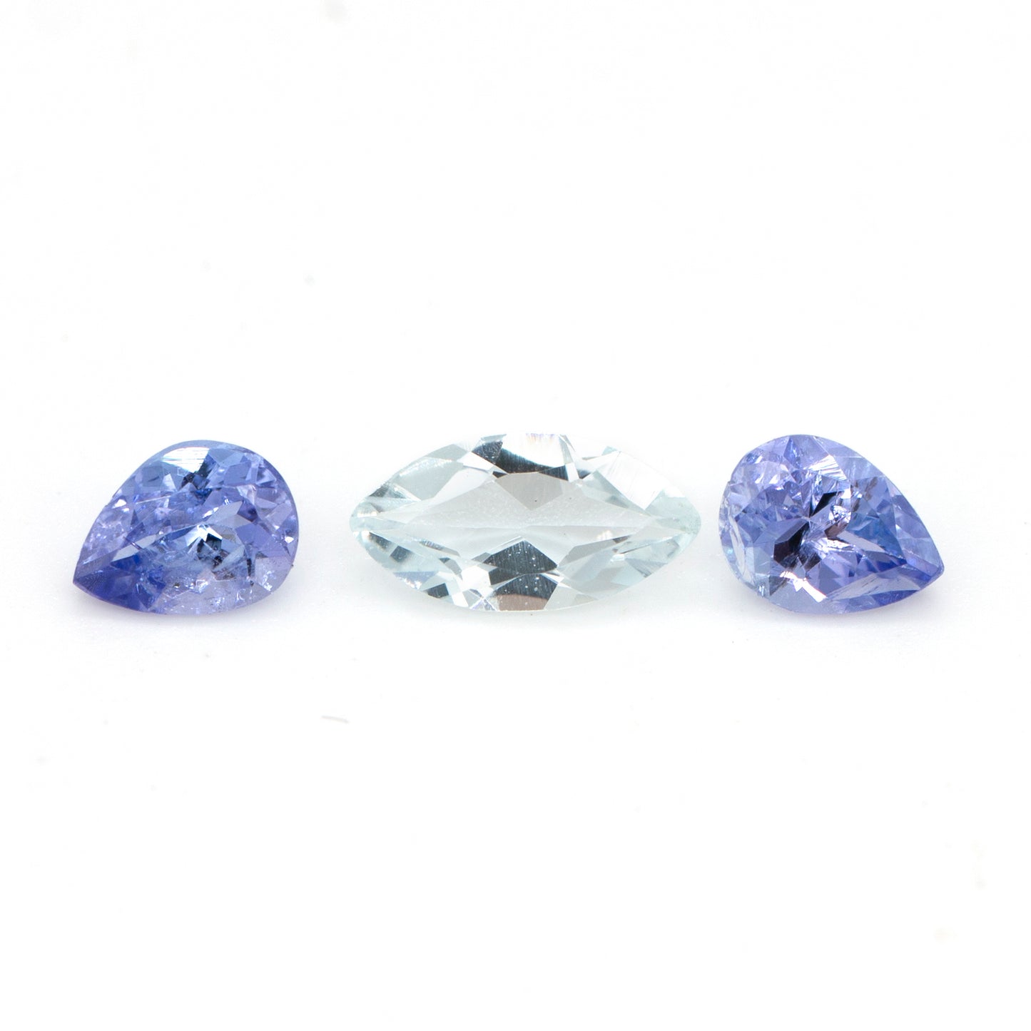 .75ctw Tanzanite .40ct Aquamarine Parcel Loose