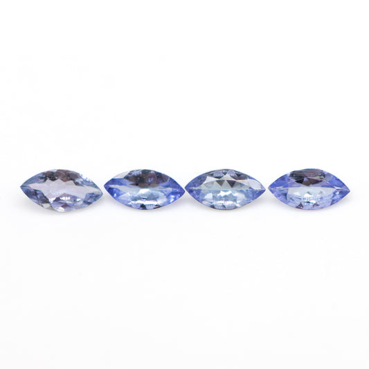 1.00ctw Tanzanite Marquise Loose 4-Stone Parcel