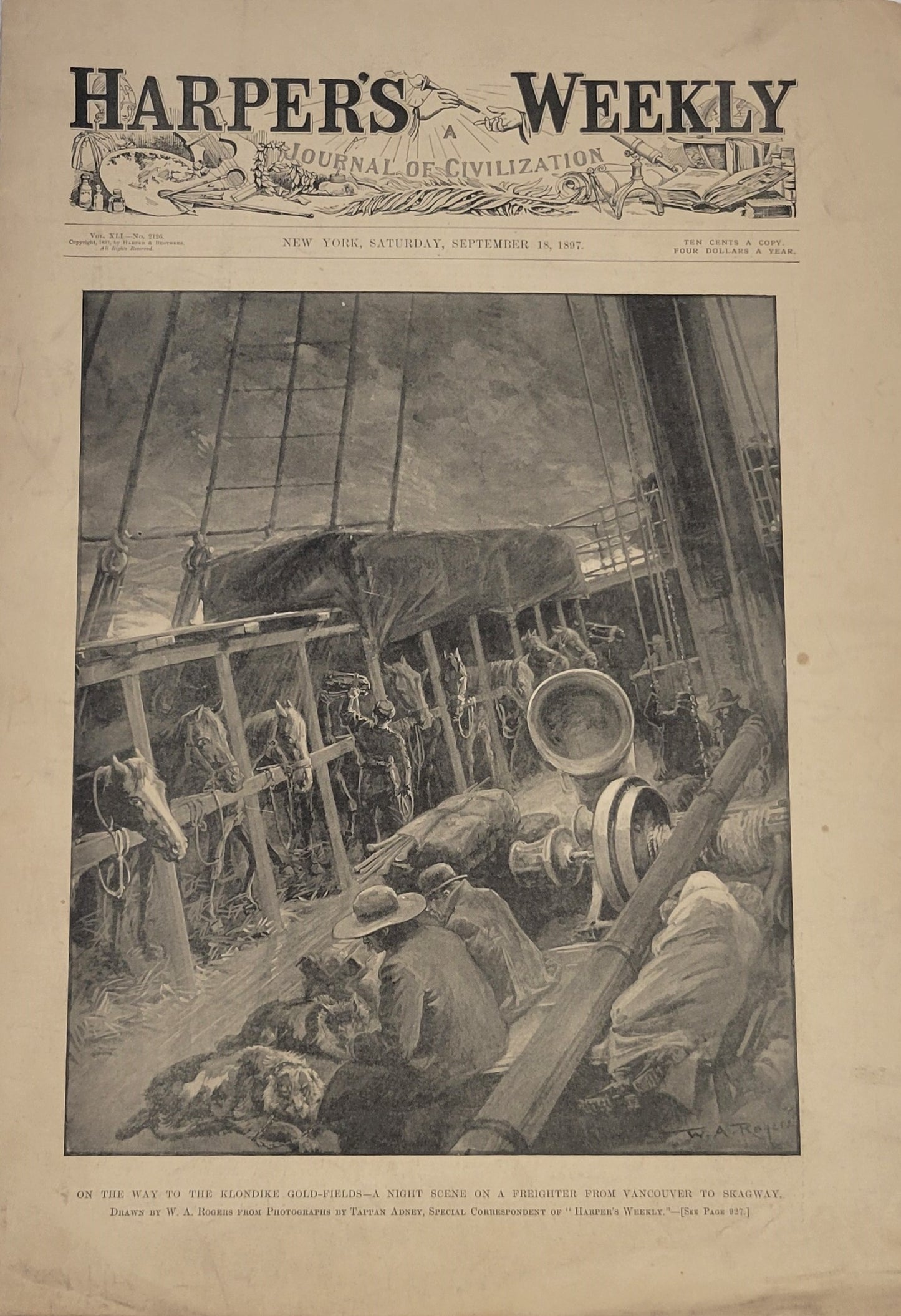 September 18,1897 Harpers Weekly New York Magazine