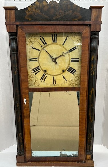 Rare c.1831-1832 Atkins & Downs (Eli Terry) Column & Splat Patent Clock