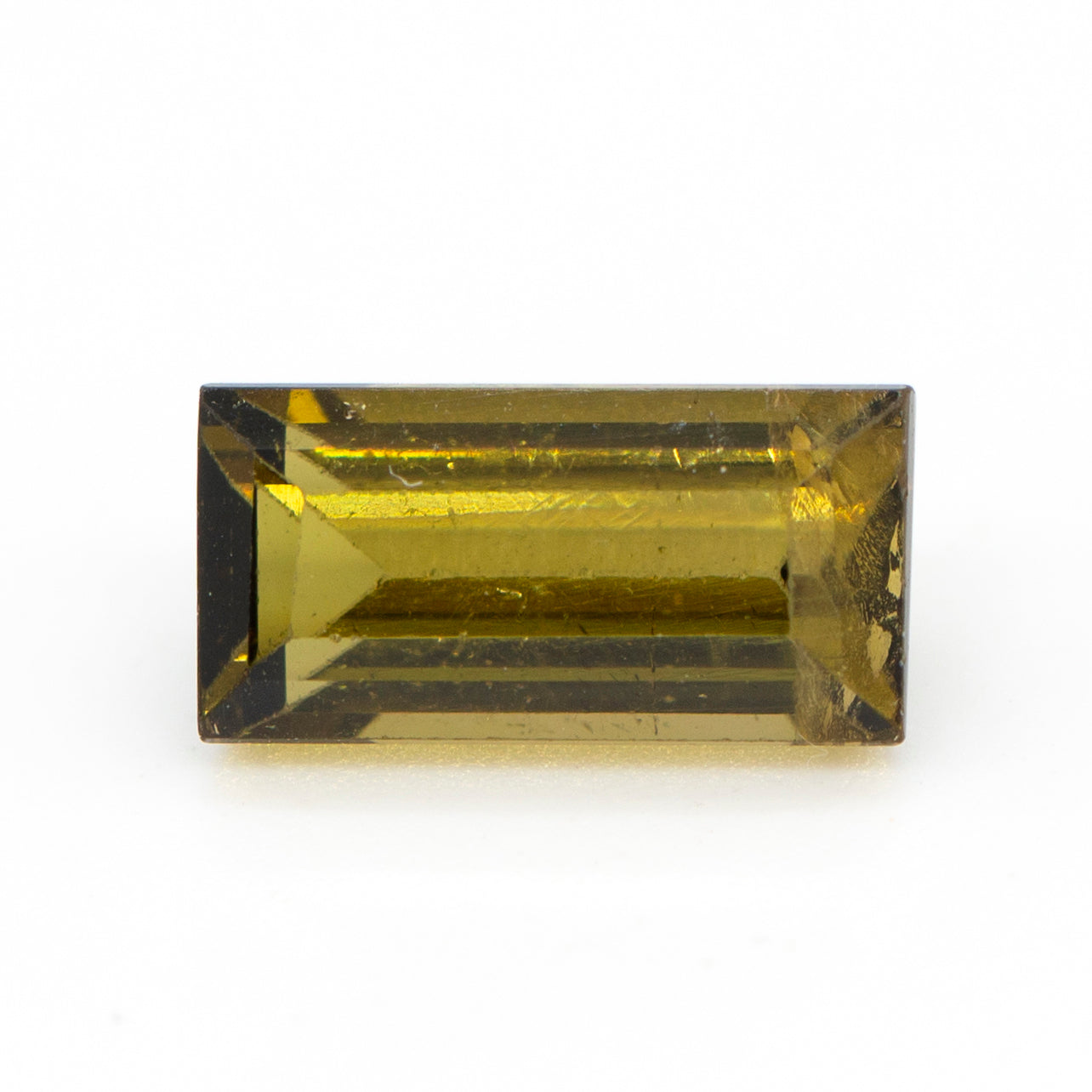 1.48ct Mesa Grande Green Tourmaline Ecut 9x5mm Loose Stone