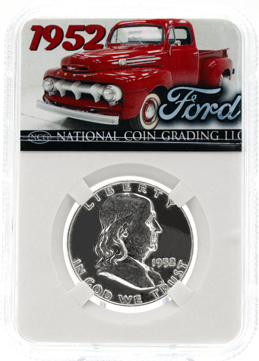 AAC EXCLUSIVE 1952 Franklin Half Dollar Ford Coin w/ Case