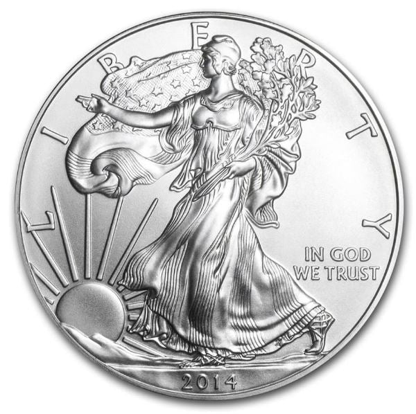 2014 Shirley Temple $1 American Silver Eagle GEM BU