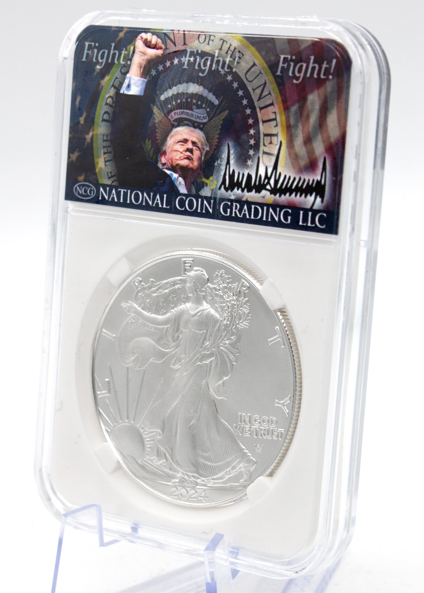 2024 Attempted Assassination of Trump $1 American Silver Eagle GEM/BU