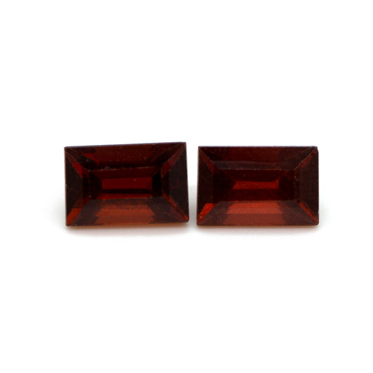 1.5ctw Garnet Rect Match Pair Loose