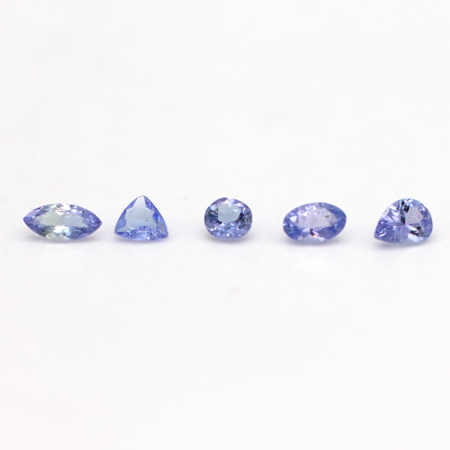 1ctw Multi Cuts Tanzanite Loose Parcel Lot