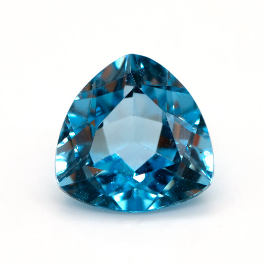 4.00ct Blue Topaz Trillion 10x10mm Loose