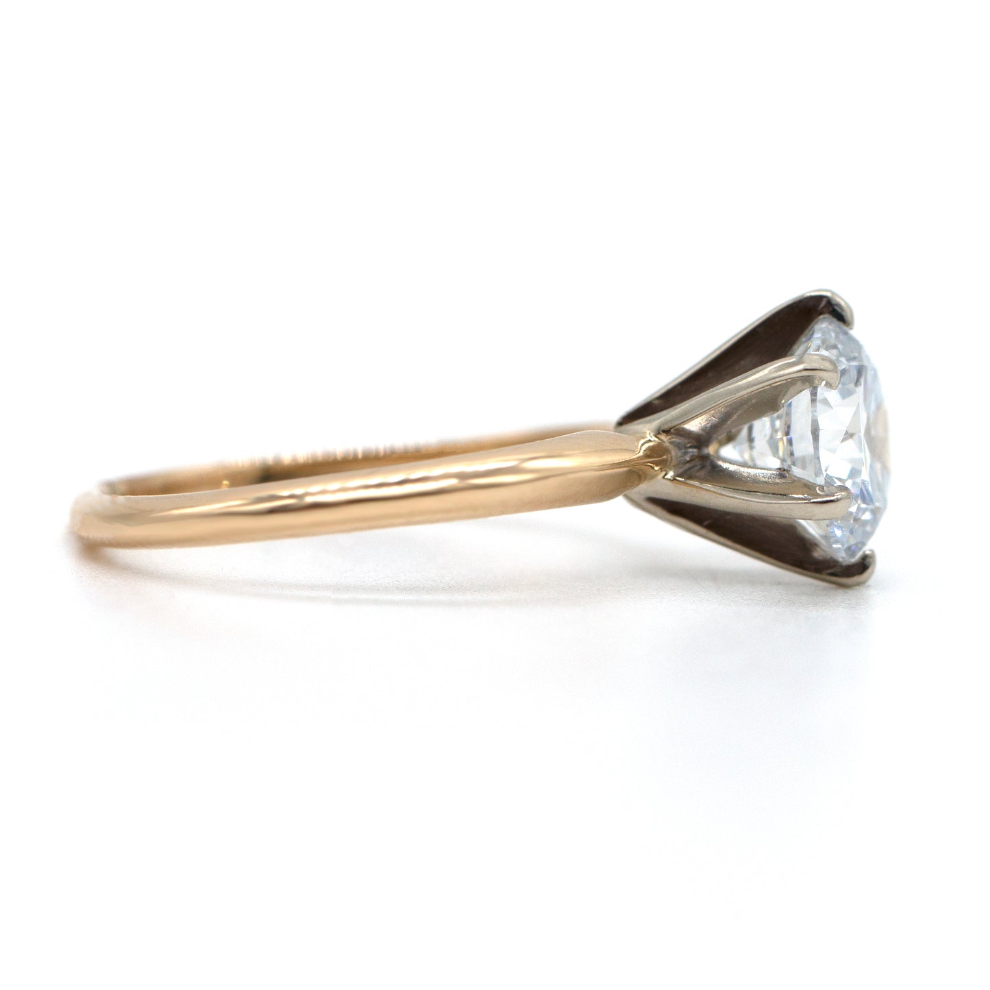 14K Gold 1.50ct LG VVS E-F Diamond Solitaire Ring