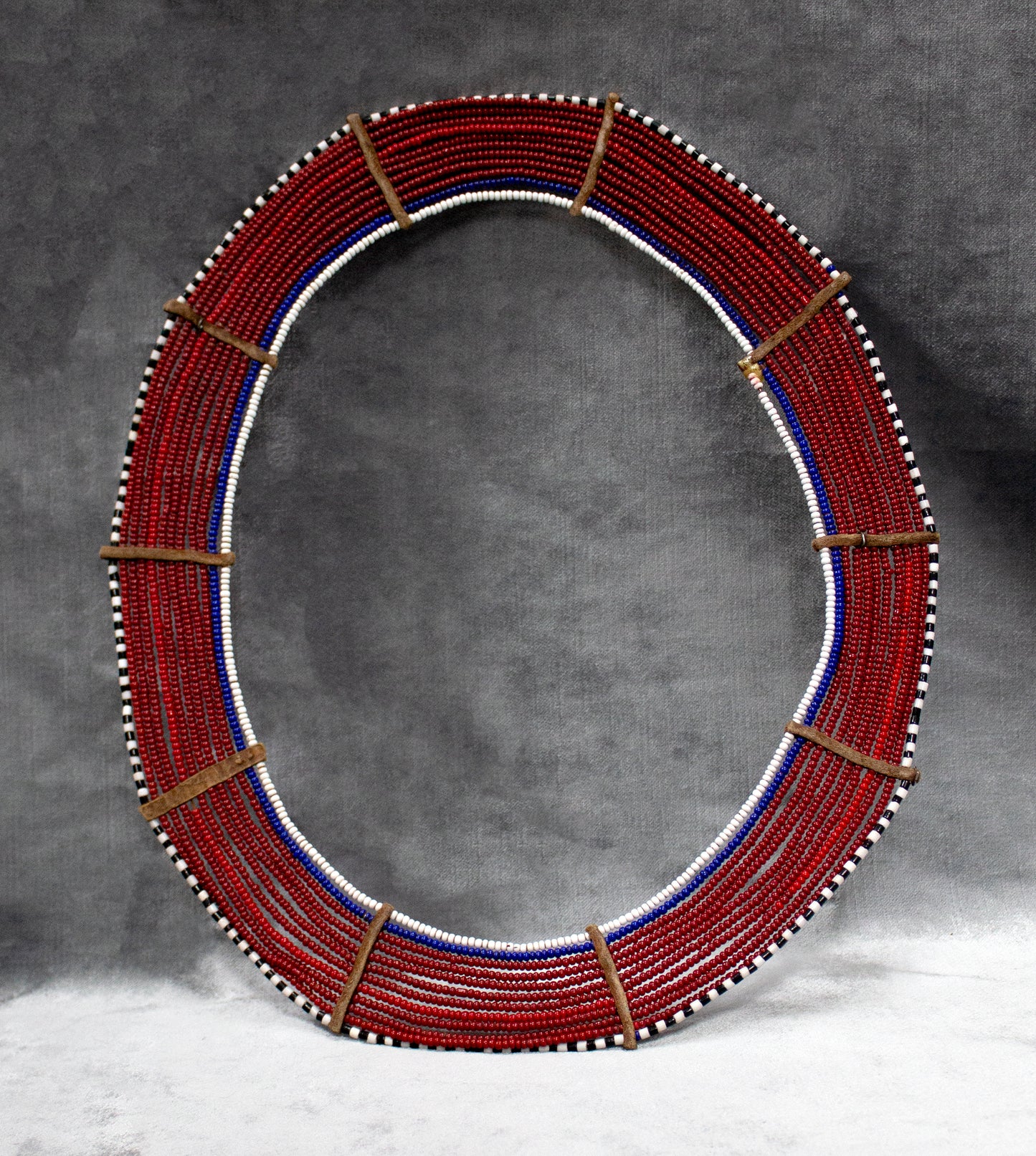 Vintage Handmade African Maasai Beaded Collar