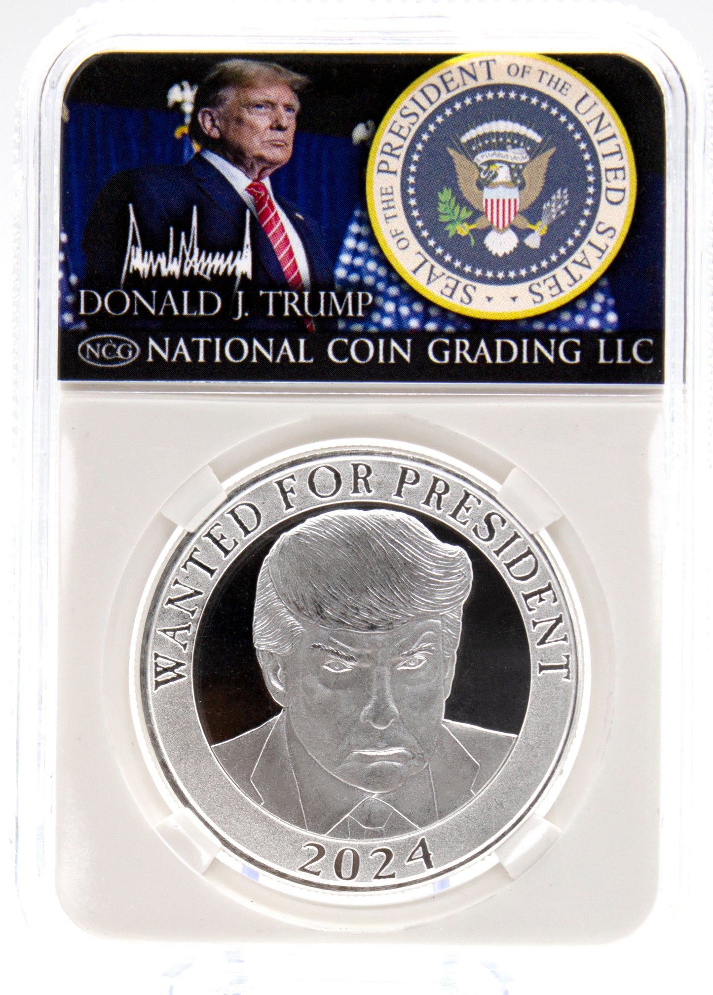 2024 President Donald Trump Never Surrender 1 troy Ounce Coin