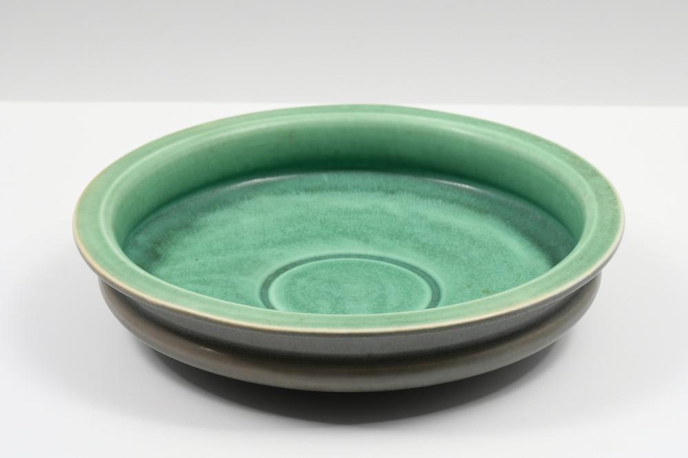 Vintage 1929 Rookwood Sea Foam Green Low Bowl Pottery