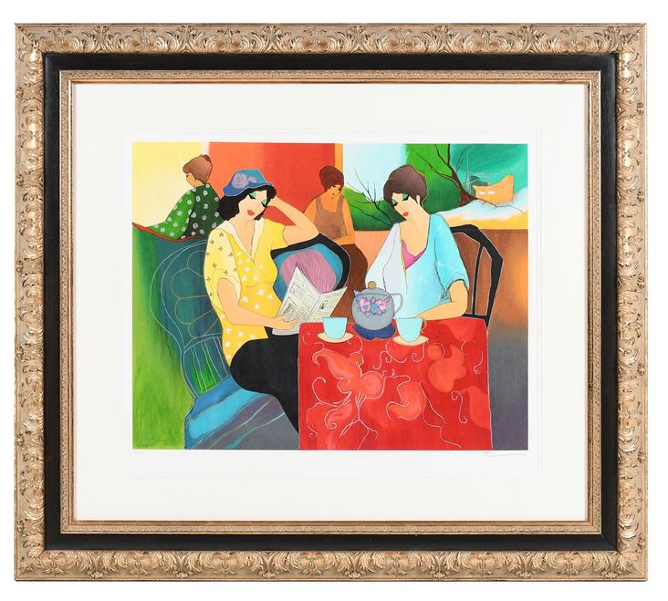 COLORFUL DAY Hand Signed Ltd Edition 50/325 Serigraph by Tarkay