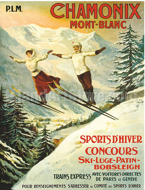 Chamonix Mont-Blanc, France - Winter Sports Competition - P.L.M. - c. 1910
