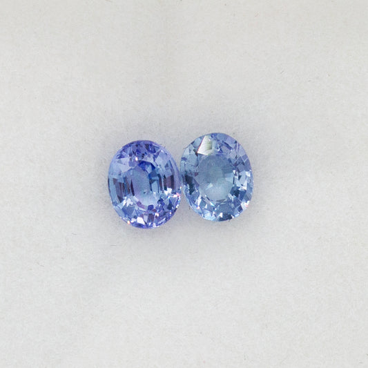 Pair .75ctw Tanzanite Oval Loose