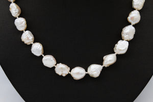 Sterling Silver 18inch Pearl Necklace