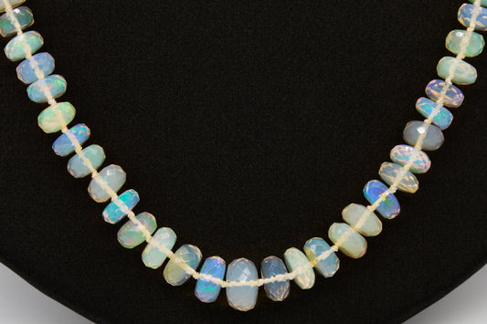 14KY 20inch Opal Strand Necklace