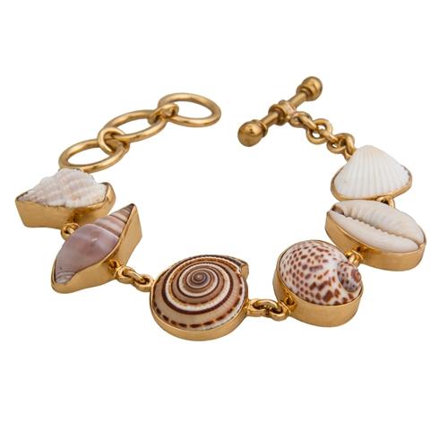 Ssilver Alchemia Small Multi-Shell Bracelet