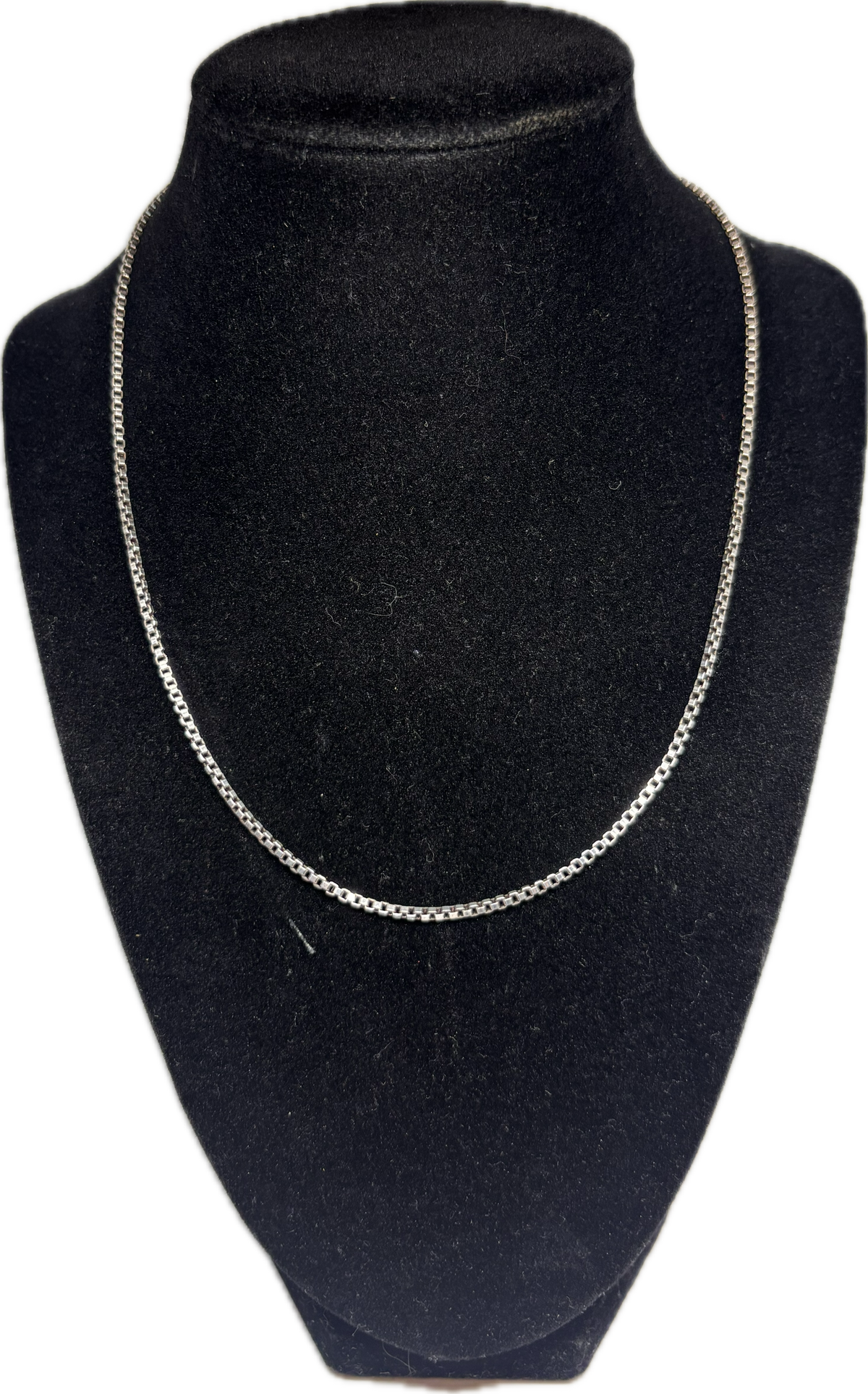 Classic 28" Sterling Silver Box Chain Necklace