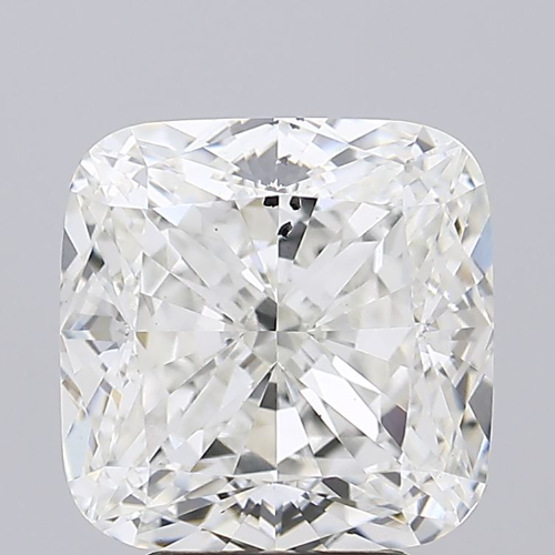 5.01ct Cushion SI1 E 9.45 x 9.40 x 5.95mm LG Diamond w/ IGI