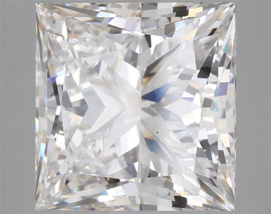 5.83ct Princess VS1 F 9.89 x 9.74 x 6.44mm LG Diamond w/ IGI