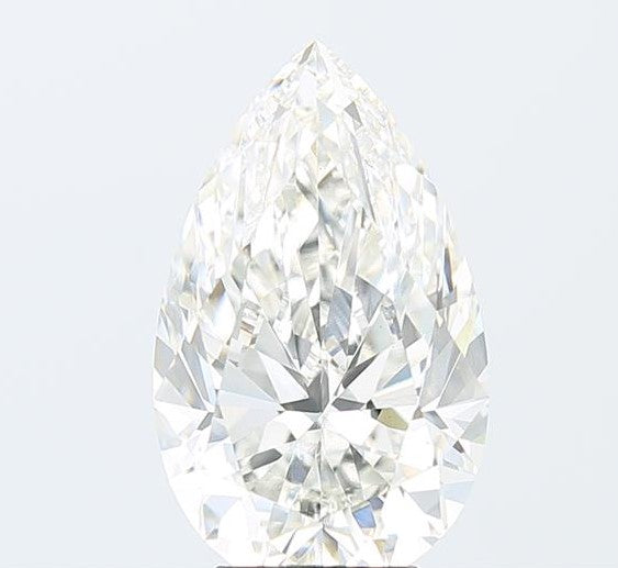 5.51ct Pear Shape VS1 G 15.48 x 9.47 x 6.05mm LG Diamond w/ IGI