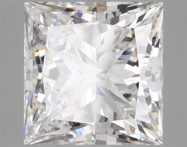 5.55ct Princess VS1 G 9.80 x 9.32 x 6.45mm LG Diamond w/ IGI