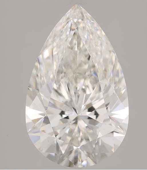 5.09ct Pear Shape VS2 F 15.36 x 9.59 x 5.97mm LG Diamond w/ IGI