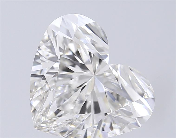 1.56ct Heart Shape VS1 D 7.33 x 7.76 x 4.78mm LG Diamond w/ IGI