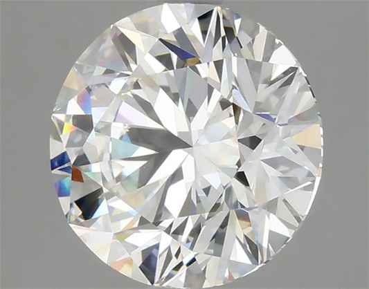 2.97ct Round VVS2 F 9.17 x 9.11 x 5.71mm LG Diamond w/ IGI