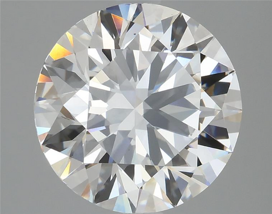 3.85ct Round VS1 E 10.19 x 10.14 x 6.11mm LG Diamond w/ IGI