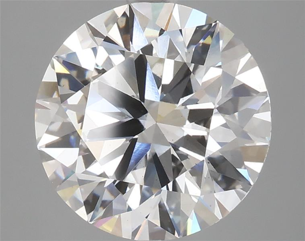 3.73ct Round VS1 E 10.02 x 9.96 x 6.11mm LG Diamond w/ IGI